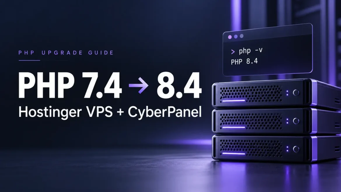 Upgrade PHP 7.4